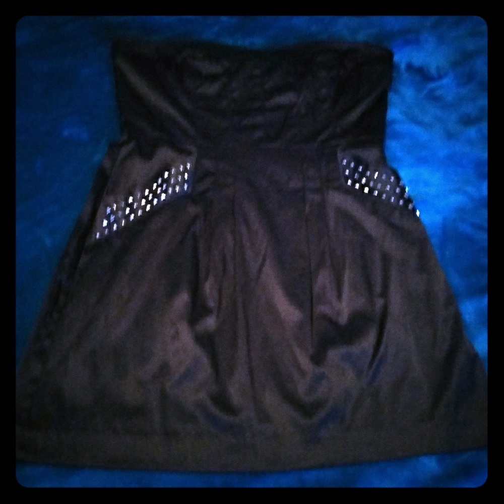 Strapless Mini Dress